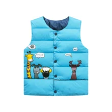 Г. Осенне-зимний стиль, двусторонний жилет хлопковый жилет с рисунком оленя однотонная жилетка