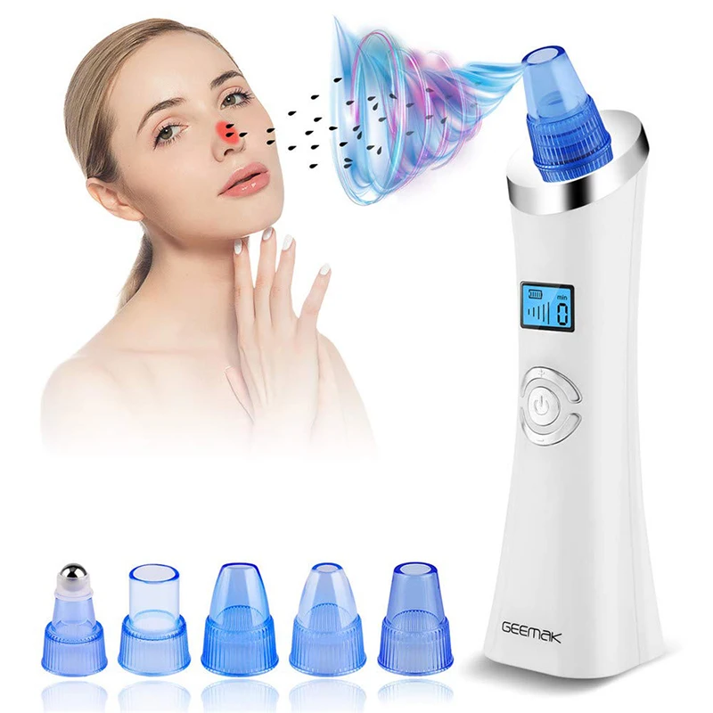 

Electric Blackhead Acne Remover Vacuum Pore Pimple Remover Tool Cleaning Acne Suction Face Nose Beauty Machine Black Spot Cleane