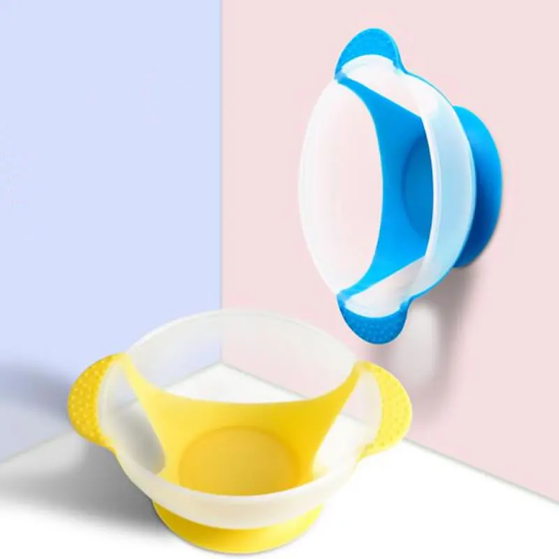 

Baby Feeding Bowl With Sucker + Temperature Sensing Training Spoon Baby Suction Bowl Tableware Set Kids Food Bowl Dishes