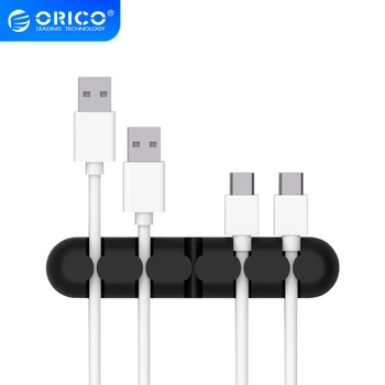 

ORICO CBS5 Cable Winder Earphone Cable Organizer Wire Storage Silicon Charger Cable Holder Clips for MP3 ,MP4 ,Mouse,Earphone