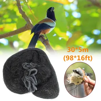 

Anti Bird Net Netting Pest Control Protect Mesh Pond Fruit Crop Plant Tree Vegetables Garden Mesh Protect Netting 30x5m Black