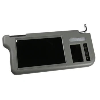 

9 inch right Side Car Video Sunvisor Screen Lcd Monitor With Rear View Mirror For DVD/VCD/GPS/TV Input Signal Rearview Camera