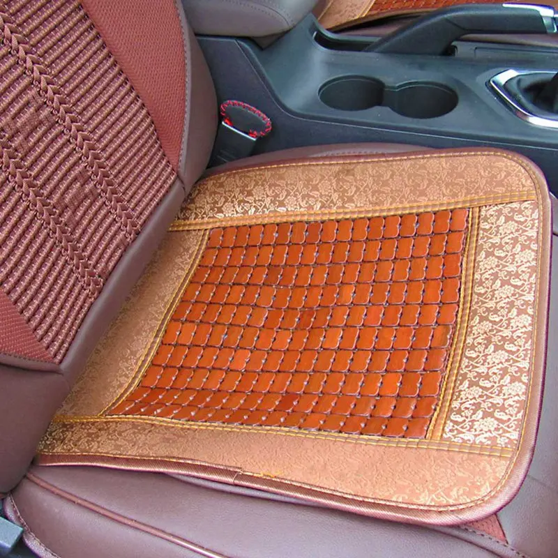 

Universal Car Bamboo Seat Cover Summer Cool Cover Comfortable Cushion Auto Dual-use Pad Car Interior Accessories