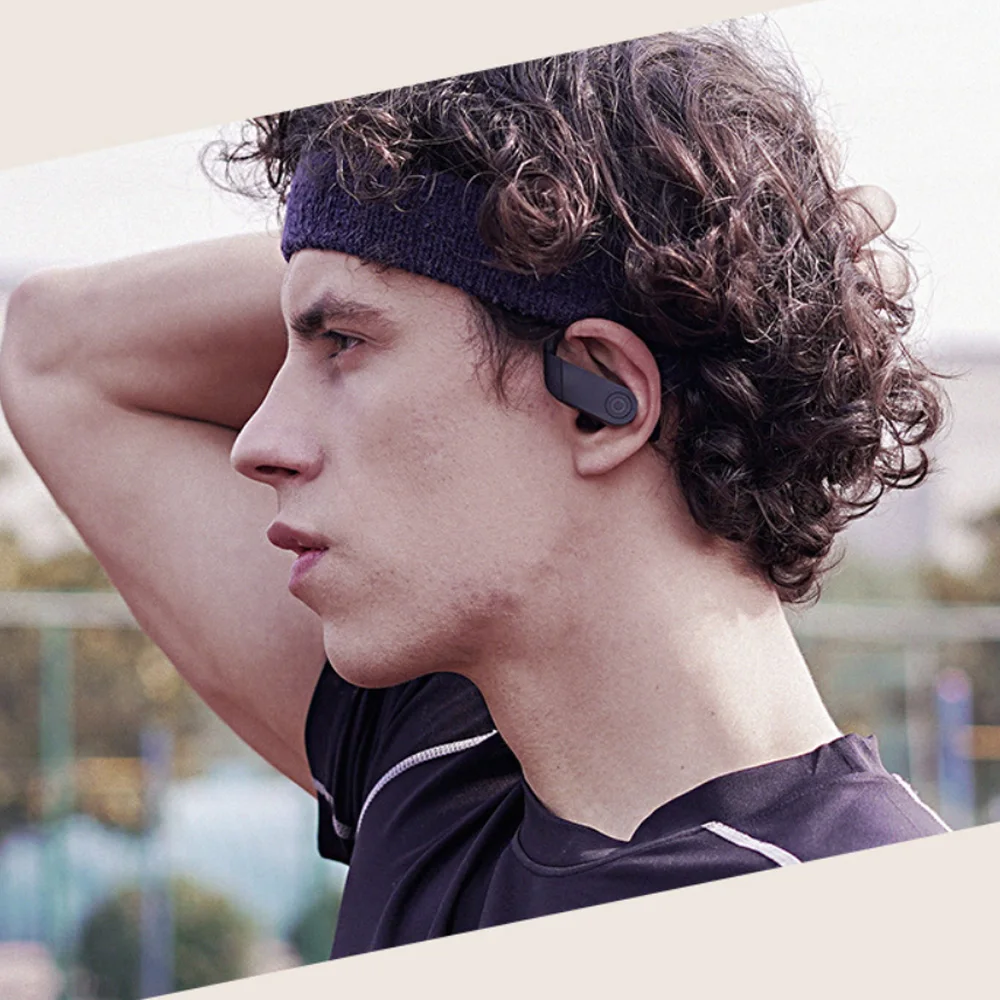 B10 наушники TWS Bluetooth V5.0 гарнитура беспроводные стерео ушные крючки спортивные