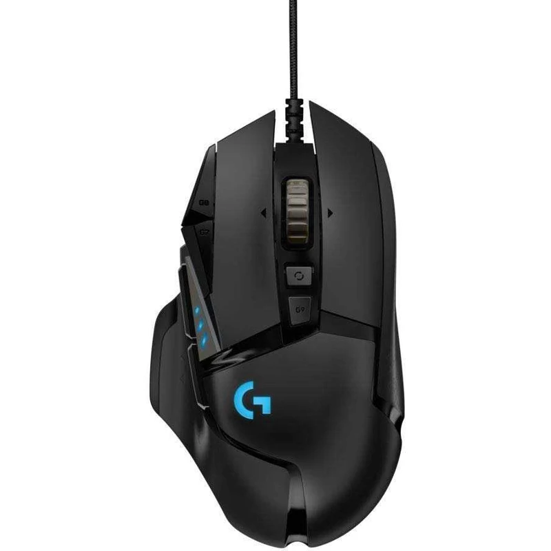 Мышь Logitech G502 RGB Tunable HERO черный лазерная(16000dpi) USB2.0 игровая(11but