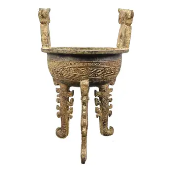 

LaoJunLu Bronze Tripod Imitation antique bronze masterpiece collection of solitary Chinese traditional style jewelry