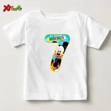 Детская футболка с героями мультфильмов футболка для маленьких мальчиков и девочек Детские футболки летняя футболка с короткими рукавами и круглым вырезом