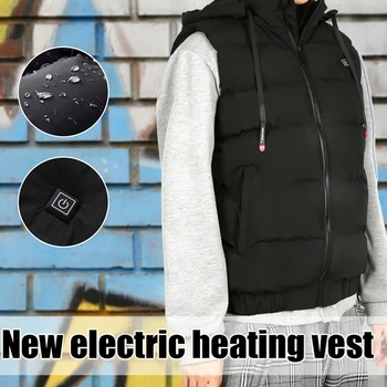 

Intelligent Temperature Control Heating Vest Usb Charging Electric Heating Vest Rainproof Warm Comfort Energy Saving Three Gears