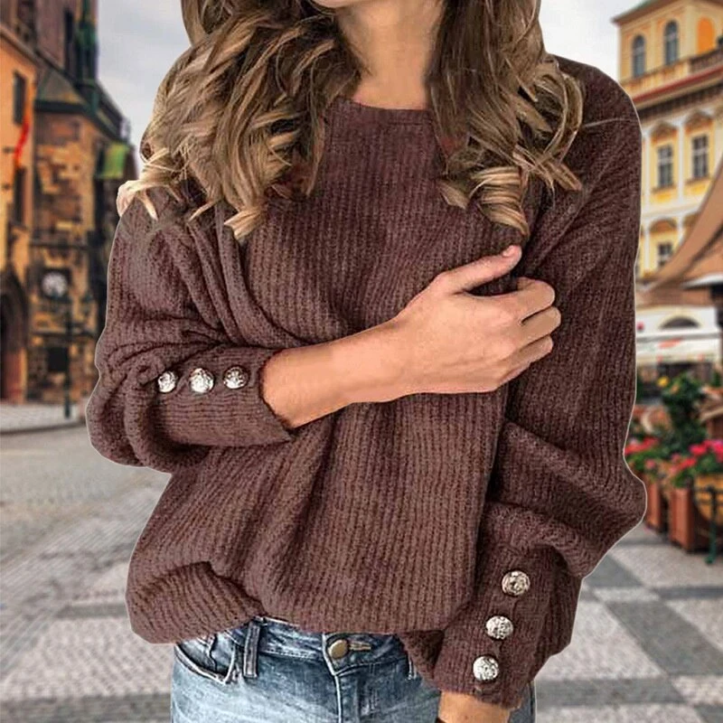 Fashion Women Sweaters Knitted Autumn 