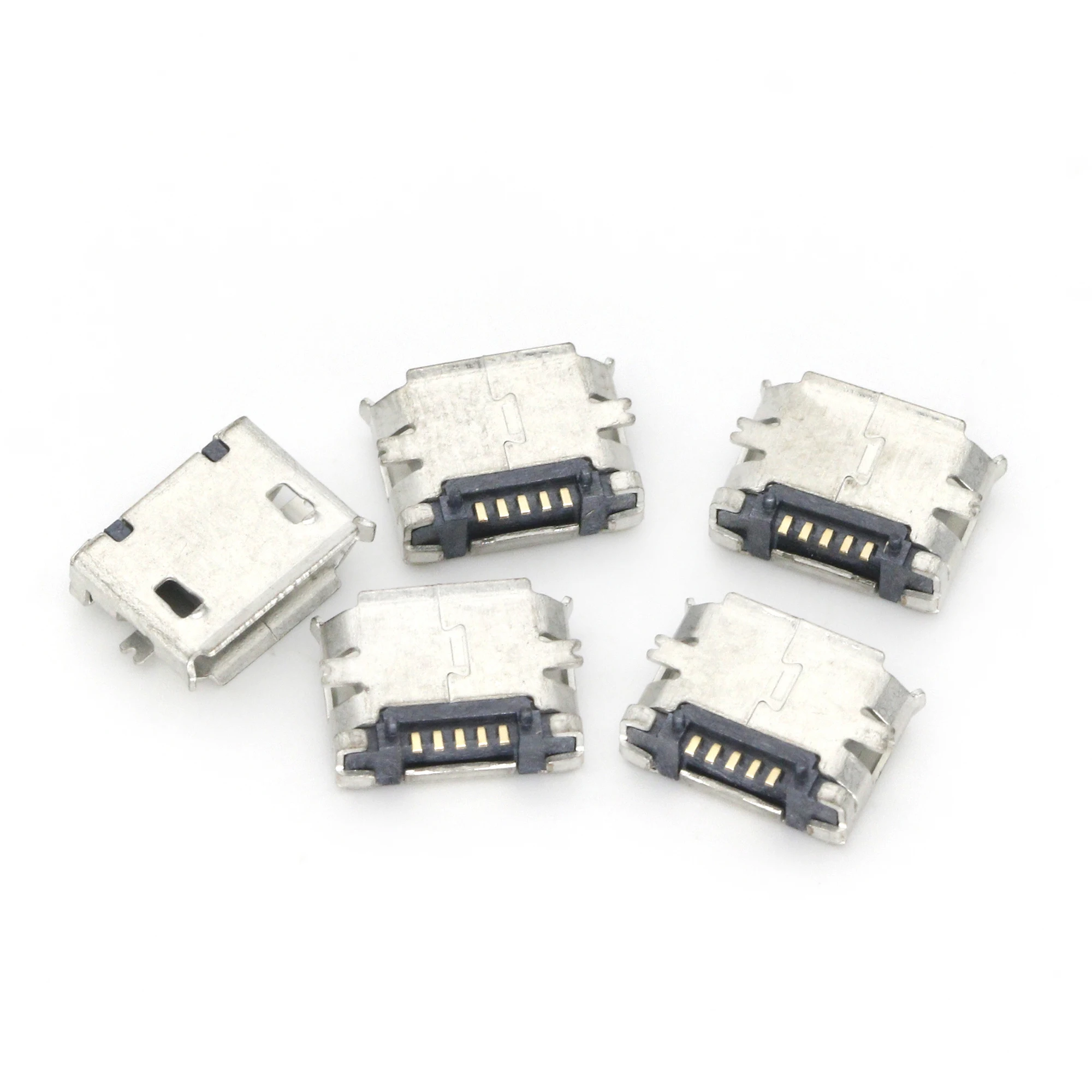 10 Pcs Micro USB Type B Male 5Pin SMT Socket Jack Connectors Port PCB Board 