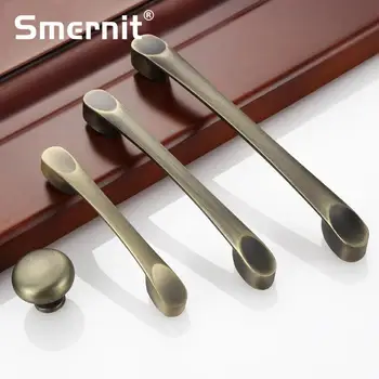 

5pcs Concise Door Handle Kitchen Cabinet Handles and Knobs for Furniture Handles Drawer Pulls Door Knobs Hardware Fittings