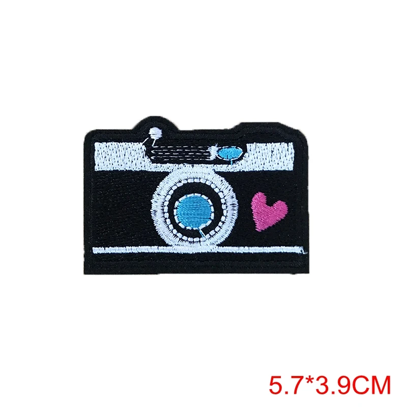 Prajna DIY Bandage Embroidered Patches For Clothing Sport Ball Patch Iron On Stickers Cute Patch Kiss Lip Badge Applique Decor F - Color: 0688