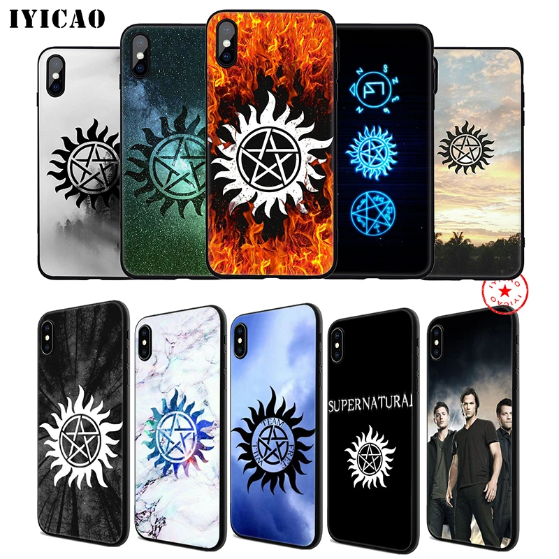 IYICAO Show Supernatural Soft Phone Case for iPhone 11 Pro XR X XS Max 6 6S 7 8 Plus 5 5S SE Silicone TPU |