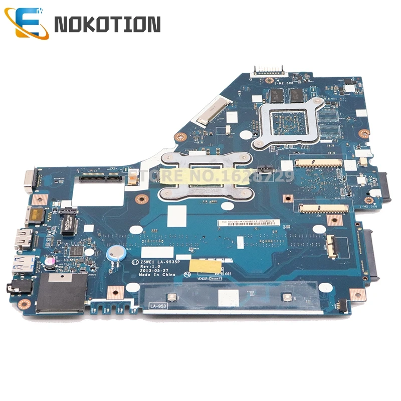 discount NOKOTION NBMES11007 NB.MES11.007 Z5WE1 LA-9535P for Acer aspire E1-570 E1-570G laptop motherboard G
