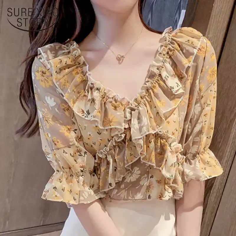 chiffon summer tops