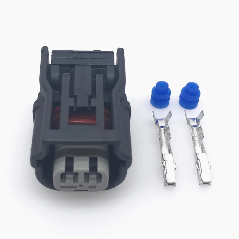 

1 set 2 Pin 1.0mm female car intake pressure sensor plug Headlight turn signal waterproof connector 6189-7036 for Honda Accord