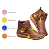 Women Arch Spupport Boots Short Plush Warm Femme Boots Winter Waterproof Women Shoes Ankle PU Women Boots WJ029 ► Photo 3/6