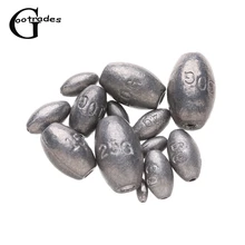 10 шт. рыболовное грузило в форме оливы грузило полая приманка свинцовых весов 0,5 г-10 г рыболовное грузило осеннее рыболовное грузило рыболовные снасти