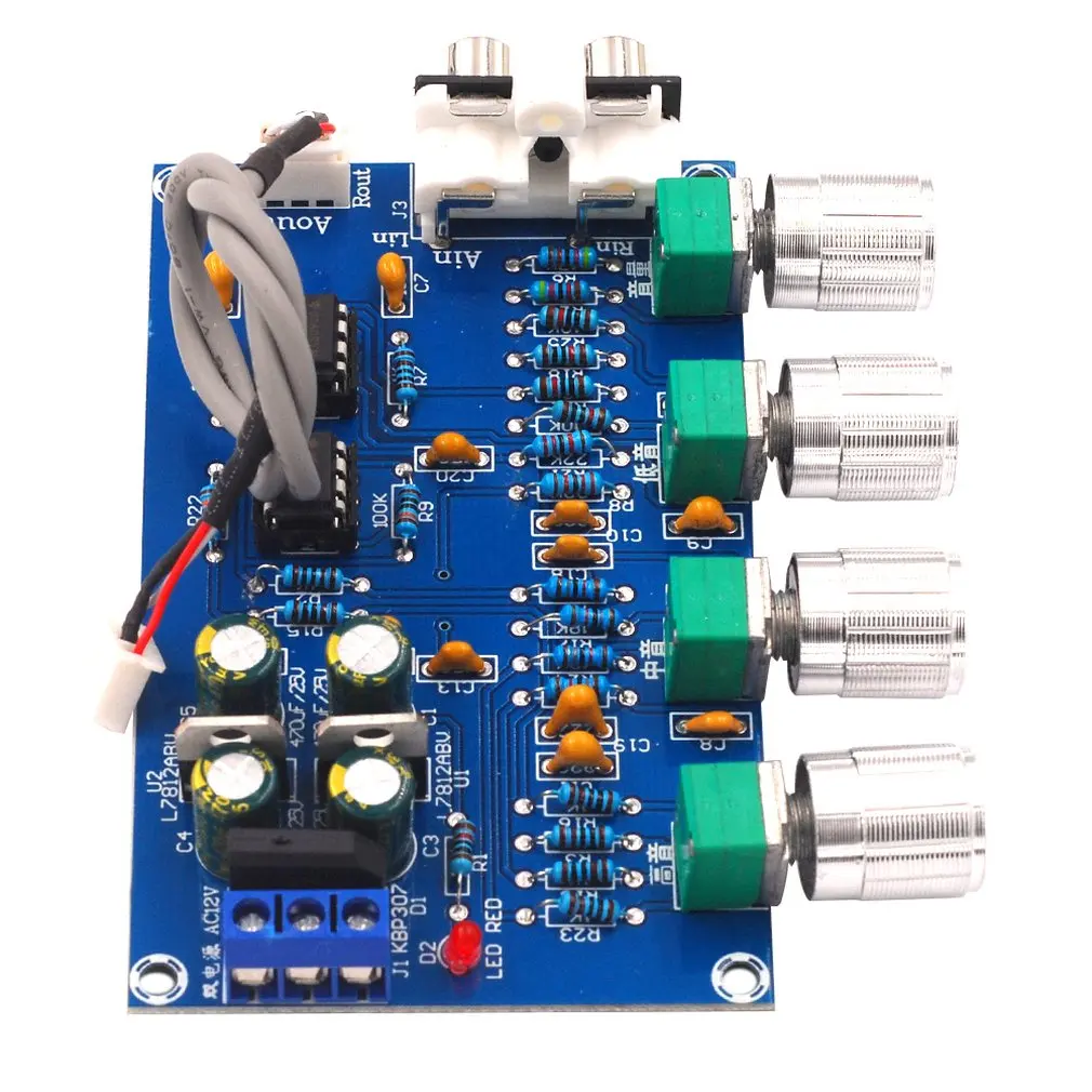 

Tone Board NE5532 Power Amplifier Tuning Board Music Landscaping Adjustment High And Low Sound Adjustment Board