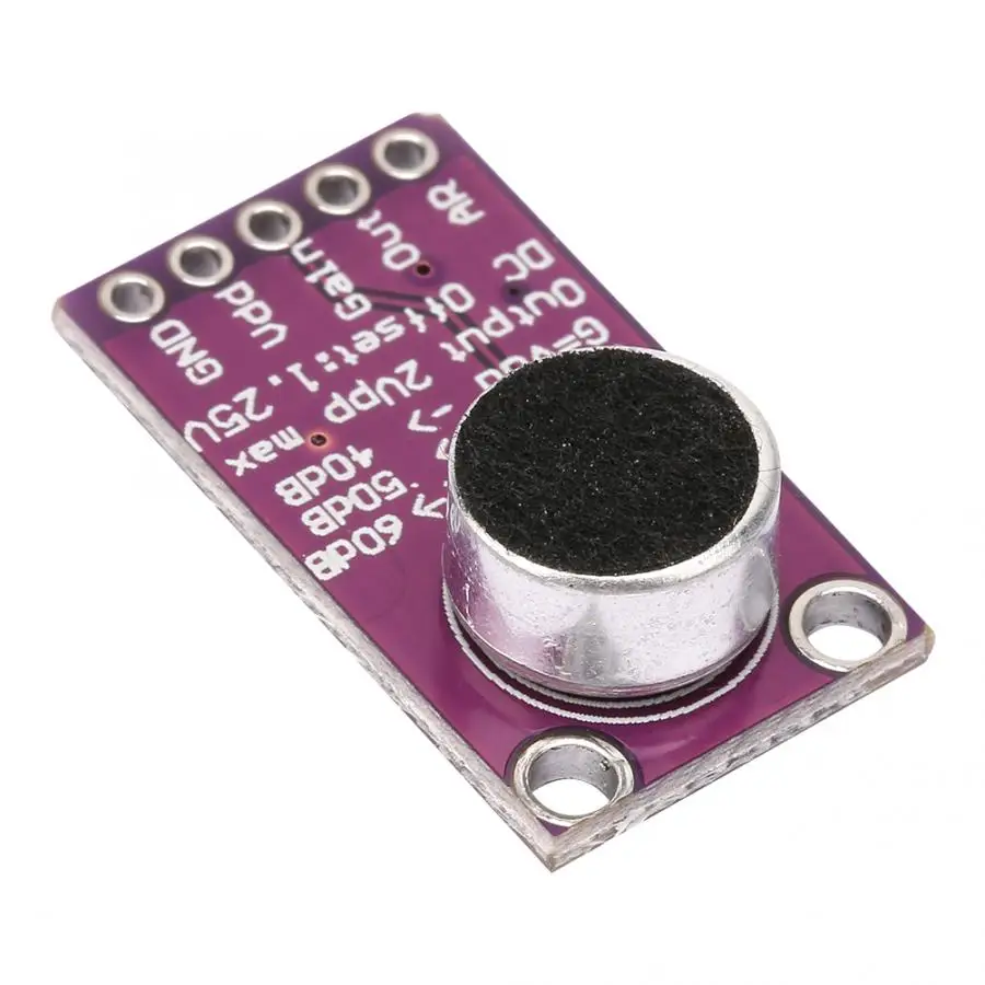 

Frequency Meter Electret Microphone Amplifier Module AGC Auto Gain Control Measuring Tool