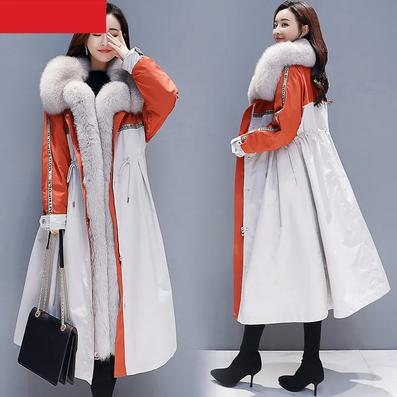 

Fur Collar Parka Autumn Winter Coat Female Jacket Women Clothes 2020 Korean Vintage Parkas Women Tops Chaqueta Mujer ZT3865