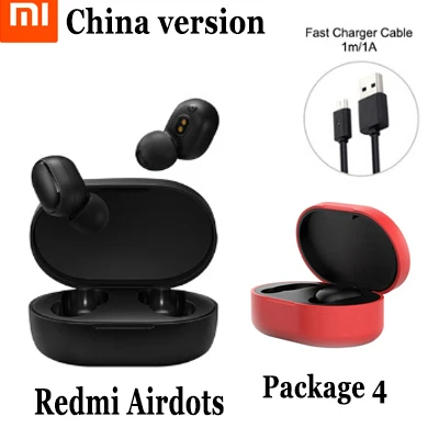 13 Xiaomi Redmi Airdots 5,0 TWS настоящие беспроводные Bluetooth наушники DSP шумоподавление с зарядным устройством - Цвет: 13