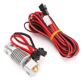 

Extruder Hot End 1.75/0.4mm Nozzle Metal 12V 100K Thermistor 3D Printer Accessories for V6 for ender-3 for Prusa 3D printer