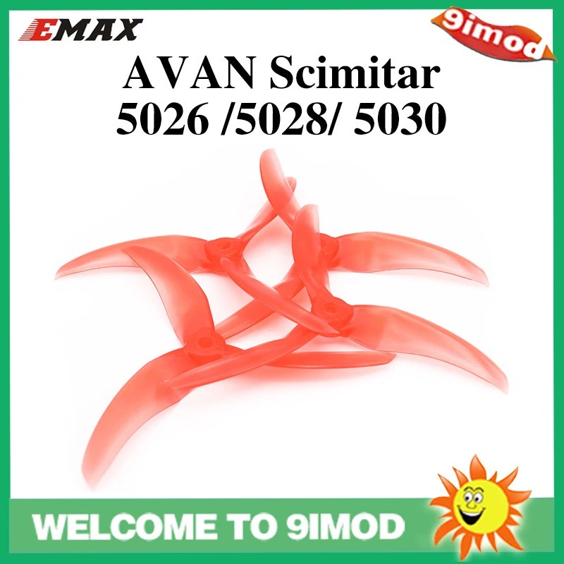 Emax AVAN Scimitar 5026 5028 5030 3 лезвия пропеллеры 2CW 2CCW для RC Quadcopter плоскость FPV Racing Drone |