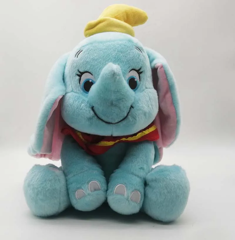 NEW Dumbo Elephant Plush Toy Stuffed Grey Animal 11" Tall
