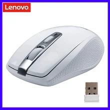 LENOVO N110 беспроводная мышь Двусторонняя роликовая мышь с 2,4 ГГц Беспроводная 1600 точек/дюйм Поддержка Официальная проверка для портативных ПК
