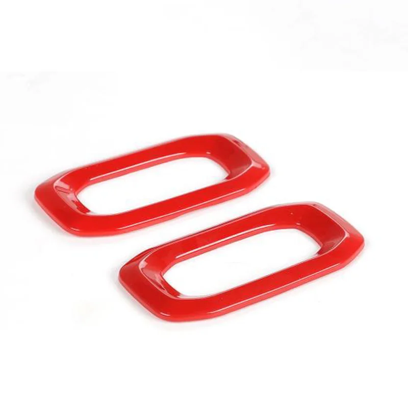 

2Pcs Door Handle Lock Switch Button Cover Panel Trim For Jeep Wrangler JK