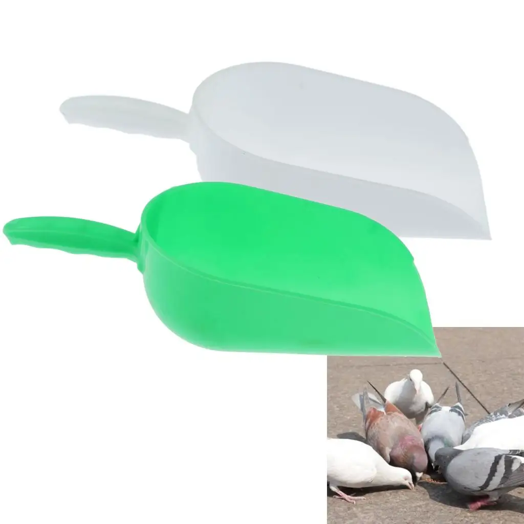 Pigeon Chicken Feeding Food Scoop Hand Shovel for Bird Chicken Goose Pigeon Chicken Feeding Food Scoop Hand Shovel for Bird Chicken Goose
