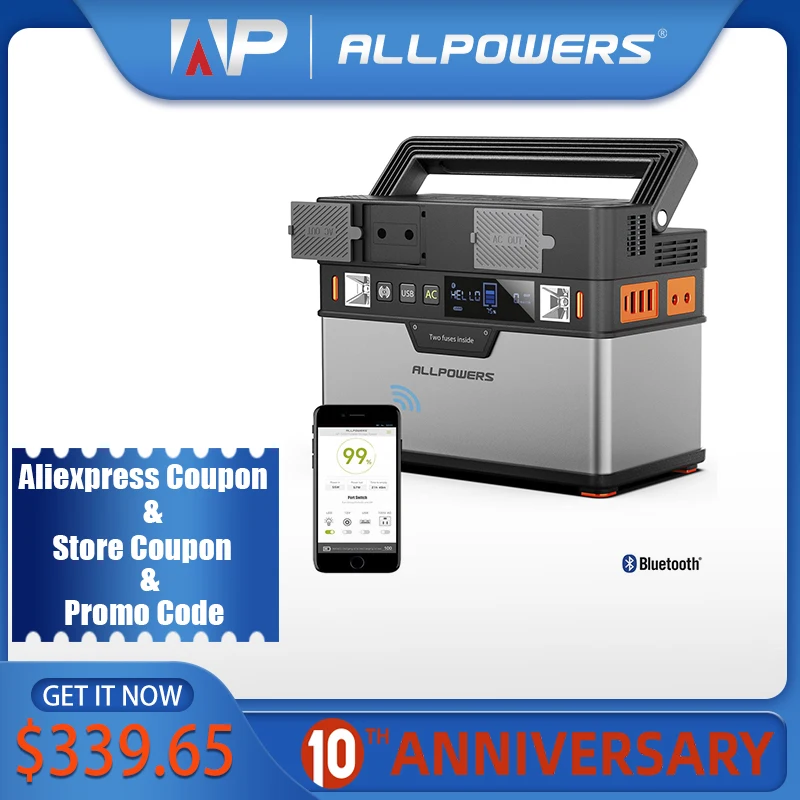 Allpowers 110V ~ 230V Power Bank Pure Sinus Draagbare Generator Power Station Aandrijven Auto Koelkast Tv Drone laptop Telefoons. Allpowers 110V ~ 230V Power Bank Pure Sinus Draagbare Generator Power Station Aandrijven Auto Koelkast Tv Drone laptop Telefoons.