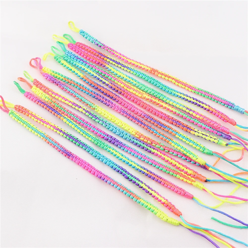 Fashion 30pcs/Lot Braided Cotton Rope Cuff FriendShip Couple Love Bracelets For Man Women Jewelry