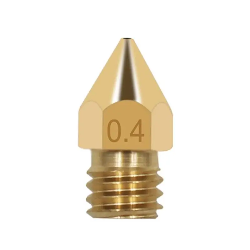 

1.75 Supplies/0.4mm - Single 3d Printer Accessories Mk8 Tip Brass Nozzle Sub Surface Engraving Print Accessories