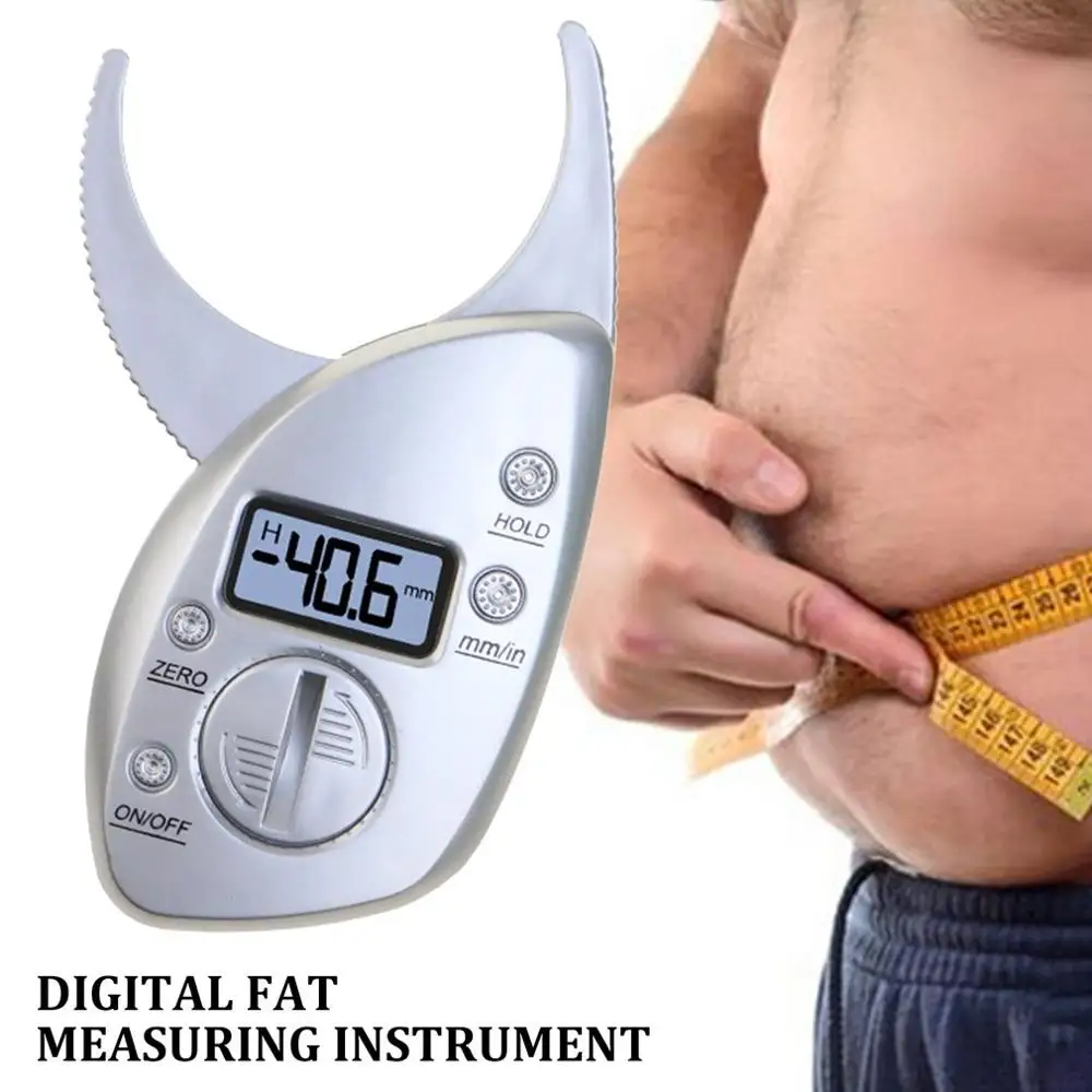 

Digital Fat Caliper Fat Clip Fat Measuring Instrument Sebum Pliers Sebum Instrument Skin Pleat Thickness Gauge