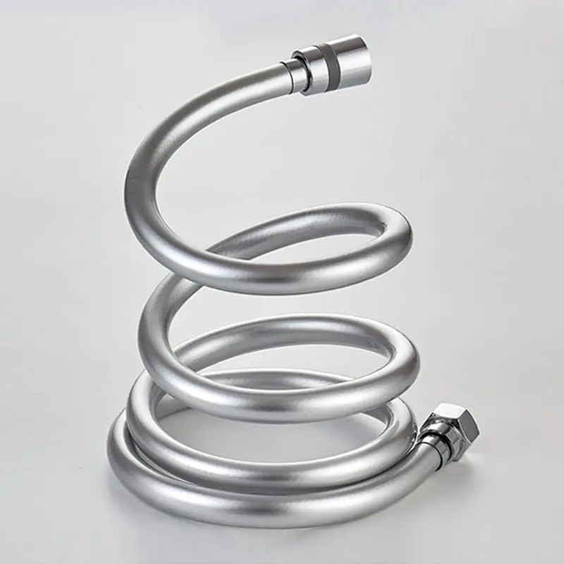 1,5/2 м ПВХ Гладкий шланг для душа высокого давления утолщение ручной головки гибкий от наматывания для ванны Запчасти Аксессуары