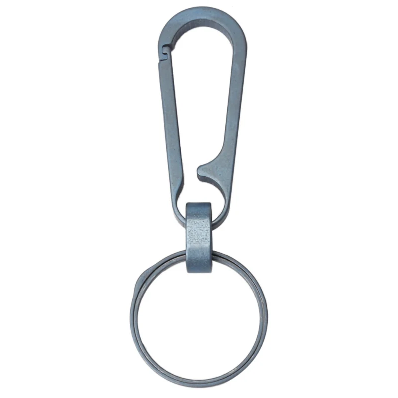 

Newest Titanium Alloy Key Ring Hung Buckle Outdoor EDC Tool Keychain Pocket Carabiner Buckle Keyring Holder Snap Hook Hanger