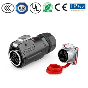 

Waterproof connector M24 3/4/10/12/19/24 pin IP67 TV monitor Led electronics signal/power panel/wiring connectors plug&socket