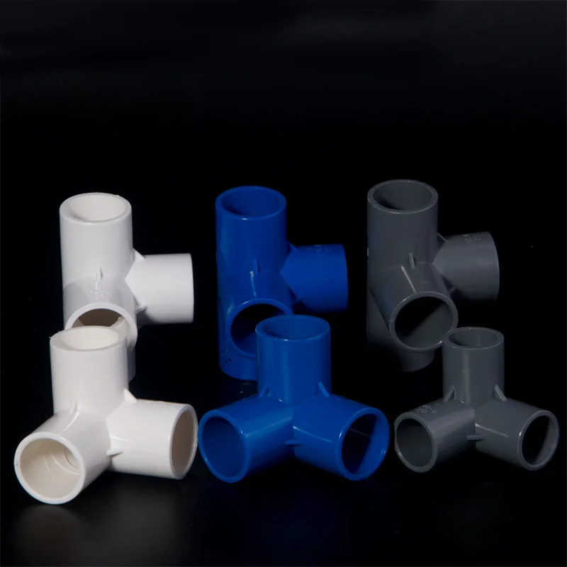 Процветания Пластик pvc20mm25mm, маленького размера, круглой формы с диаметром 32 мм стерео тройниковый соединитель камень каретка толстая