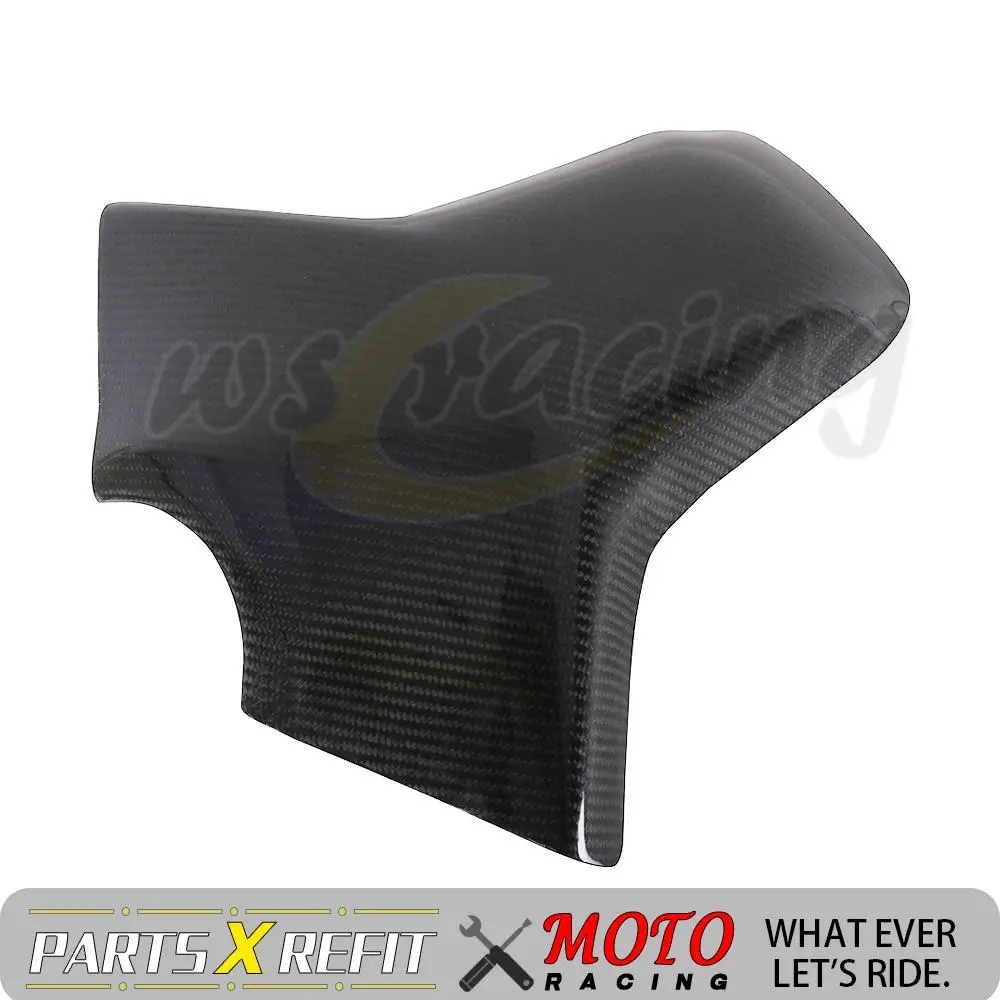 

Motorcycle Black Carbon Fiber Oil Fuel Gas Tank Cover Guard Protecter For YAMAHA MT09 MT-09 MT 09 Street Bike