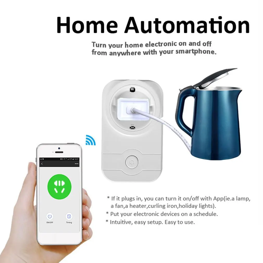 Wifi Smart Plug приложение для телефона с домашней автоматизацией переключатель синхронизации дистанционного управления Переключатель синхронизации дистанционного управления Wifi Разъем