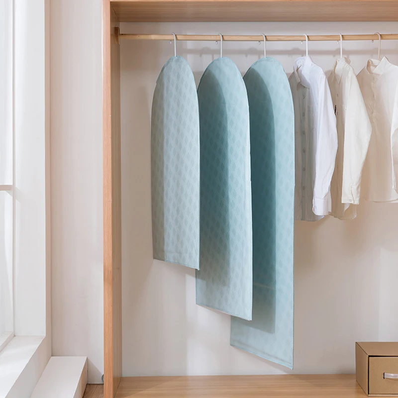 Clothing Dust Cover Clothes Cover Coat Dust Bag Wardrobe Suit Hanging