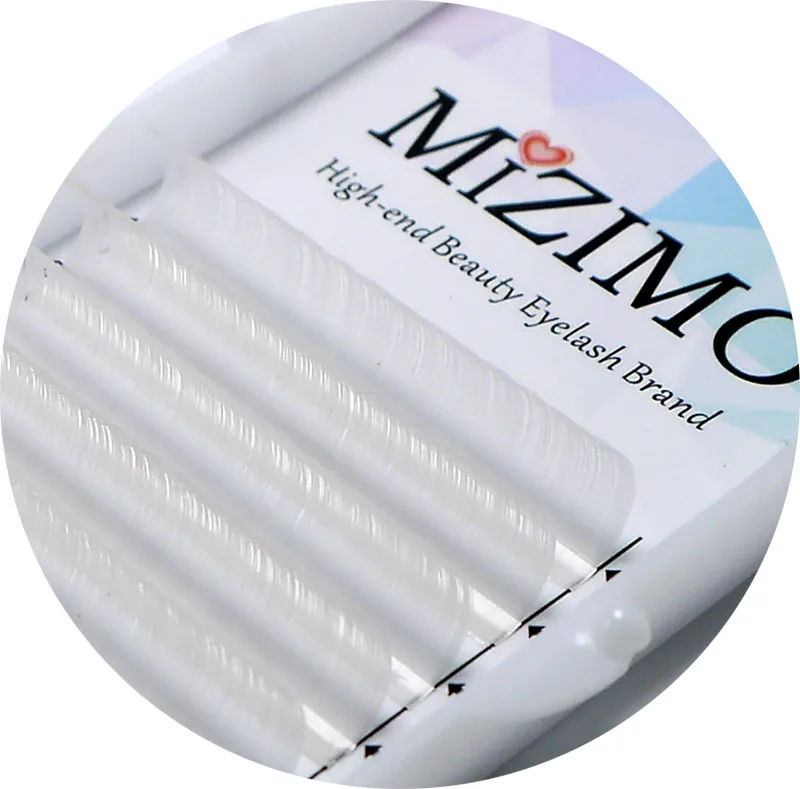 MIZIMO новые цветные прививки ресницы 0,07/0,1 мм C/D 8-17 мм Искусственные гривы белые ресницы индивидуальное наращивание ресниц