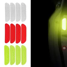 Adesivos refletores abertos para carro, 4 unidades, marca de aviso da porta, crv, reflexivo de segurança mark mark