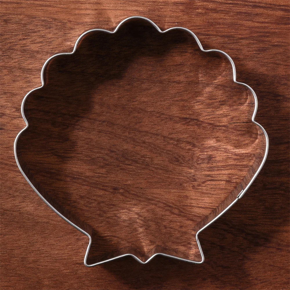 Ocean Creatures Seashell Cookie Cutter 8.2 cm Under the Sea Biscuit Fondant Sandwich Bread Mold Stainless Steel