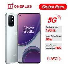 Oneplus 8T Smartphone 120hz 128gb GSM/WCDMA/LTE/CDMA Nfc Quick Charge 4.0 Octa Core Fingerprint Recognition