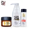 PURC Brazilian keratin 12% formalin 300ml keratin treatment set & magical hair mask repair damage hair make hair smooth & shine ► Photo 1/6