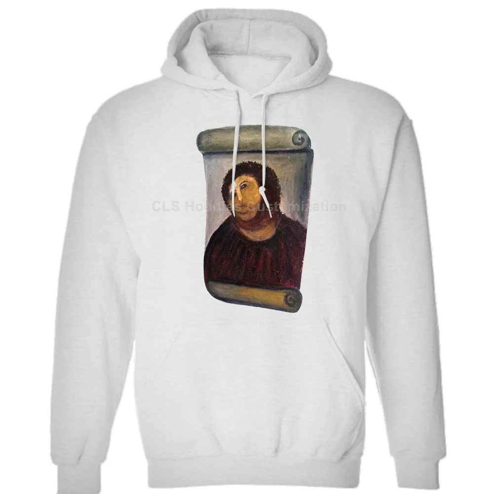 Ecce Homo Botched Painting картофель Иисуса мема 4chan забавные испанские мужские нейтральные