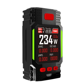 

Hugo Vapor Electronic Cigarette Ranger Gt234 Tc Box Mod 234W 2.0 Inch Ips Screen Temperature Control Upgradeable Firmware for Hu
